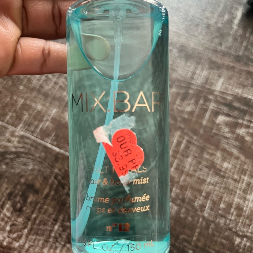 Turquoise Moisturizing Body Oil with Coral Design